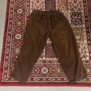 Polar Skate Co Brown Surf Pants Lounge Size Medium